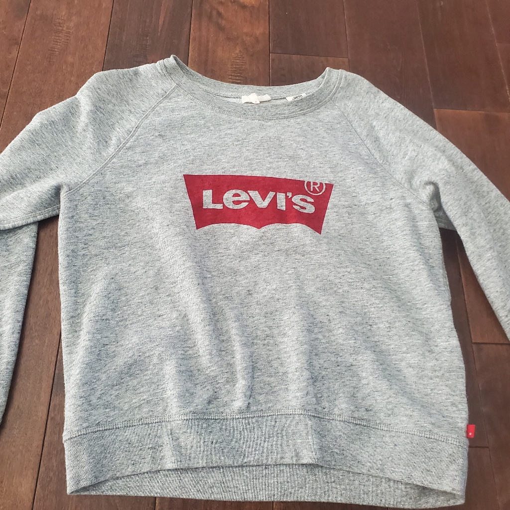 Levi's Gray Crewneck Sweatshirt Size Medium